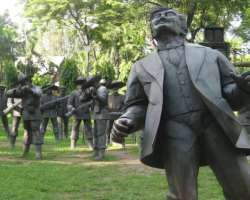 You can also see the place where Rizal was shot but it is still not known where the photographer who covered the entire execution stood.
